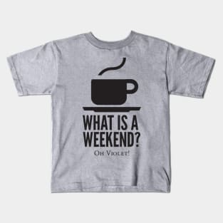 Weekend in Downton Abbey Kids T-Shirt